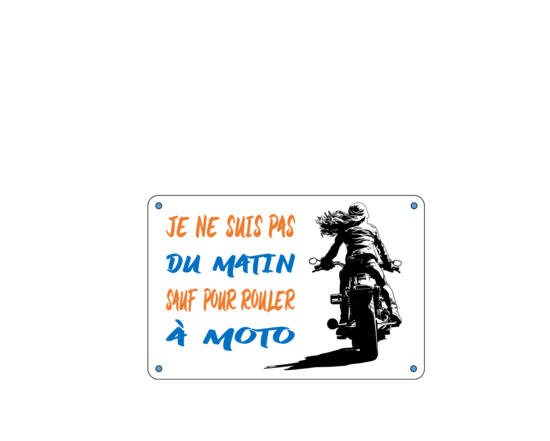 MOTO PAS DU MATIN