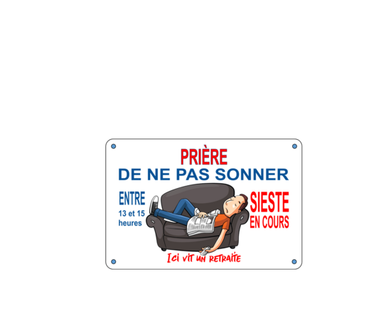 PRIÈRE PAS SONNER