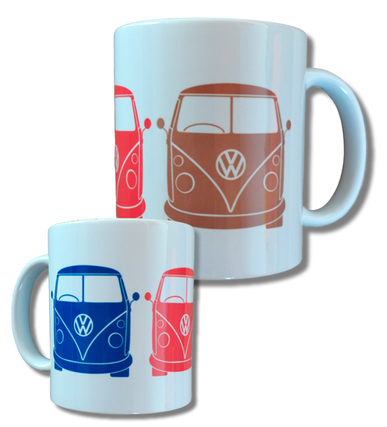 VW BUS 3 COULEURS