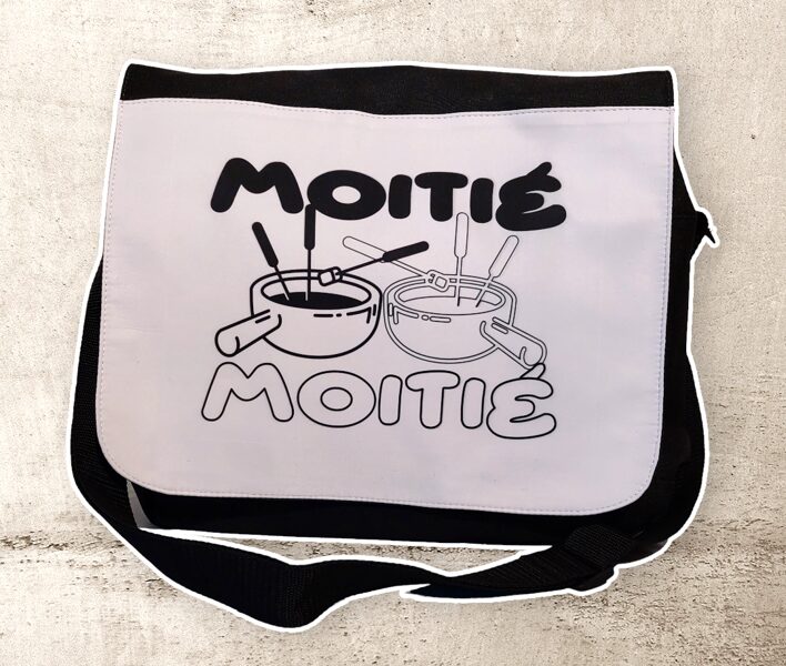 MESSENGER BAG "MOITIÉ-MOITIÉ"