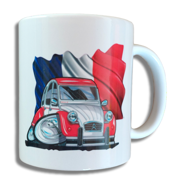 2 CV DRAPEAU